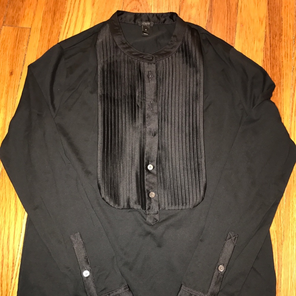 J Crew a Tuxedo - like Top